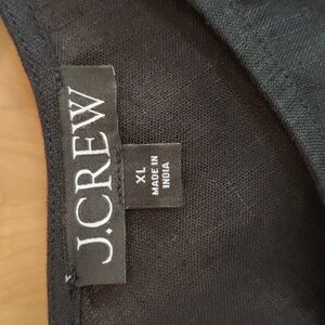 JCrew black linen dress, size XL